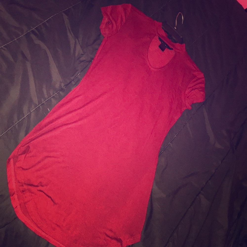 Burgundy Dress